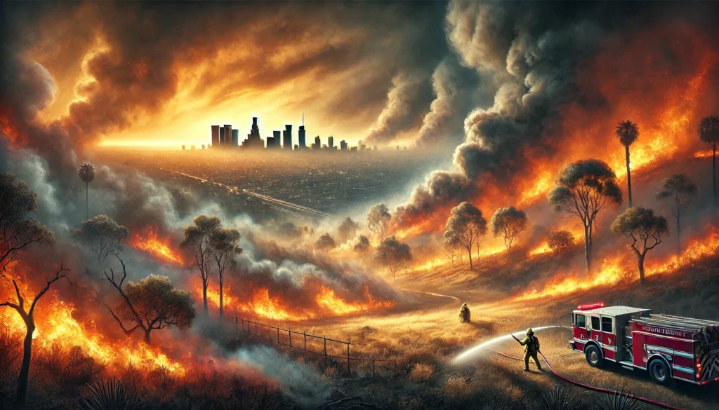 The Unyielding Battle Fires in Los Angeles